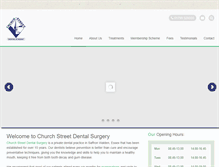 Tablet Screenshot of churchstreetdentalsurgery.com